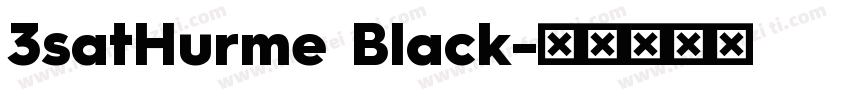 3satHurme Black字体转换